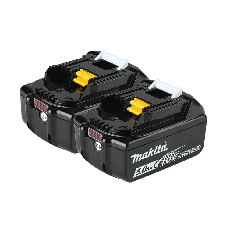 Makita 18V LXT Lithium-Ion 5.0Ah Battery, 2/pk, Fast