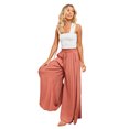 thumbnail image 4 of maskred Flowy Leg Pants For Women - Addition To Any Wardrobe Leg Pants Flowy Thin Style Orange,1 L, 4 of 6