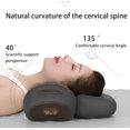 thumbnail image 5 of Electric Pillow Massage Neck Hump, 3-in-1 Heated Pillow Traction Massager, Heated Neck Support Memory Foam Pillows (Gray), 5 of 16