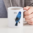 thumbnail image 6 of CafePress - Indigo Bunting Mug - 11 oz Ceramic Mug - Novelty Coffee Tea Cup, 6 of 6