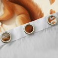 thumbnail image 4 of Manfei Happy Autumn Black Out Curtains for Kids, Kawaii Squirrel Animal Curtains Pack of 2 (42x63 Each), Fall Pumpkin Print Bedroom Curtains, Window Curtains Room Decor, 4 of 6