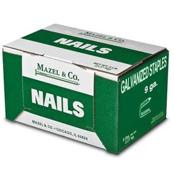 Fence Staple Barb 1 in. Galvanized