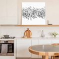 thumbnail image 6 of Black Grey Eucalyptus Leaves Wall Art Painting on Canvas, Spring Summer Botanical Floral Canvas Art Home Prints Wall Art Framed Modern Artwork for Living Room Bedroom Wall Decor 12x12in, 6 of 9