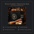 thumbnail image 4 of YANGLI Wild Cherry Firewood Box, Premium Cherry Wood with Sweet Aroma, Sustainably Sourced, 4 of 4