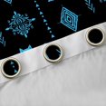 thumbnail image 4 of Feelyou Western Aztec Damask Curtains Pack of 2 (42x84 Each), Boho Cat Curtains Blackout, 4 of 6