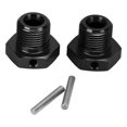 thumbnail image 1 of Adaptador De Cubo Hexagonal De Rueda De 17 Mm, Adaptador De Cubo Hexagonal De Rueda Anodizado De Repuesto Mecanizado CNC Para Coche ARRMA 1/8 RC YLSHRF Negro, 1 of 8