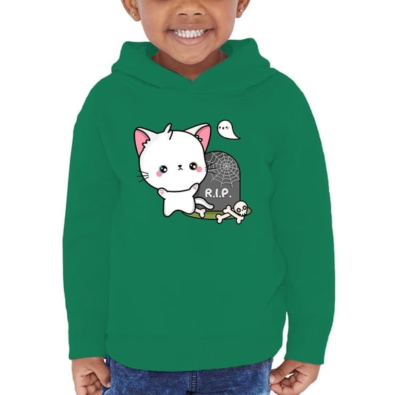 Cute Kitten W Ghost Hoodie Toddler -Image by Shutterstock, 5 Toddler