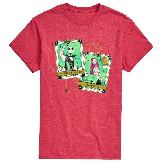 The Nightmare Before Christmas - Star Crossed Lovers - Men's Short Sleeve Graphic T-Shirt