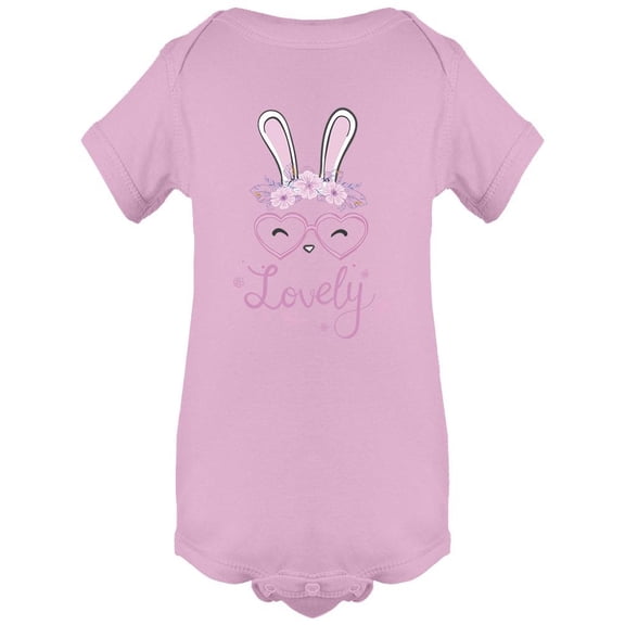 Cute Lovely Bunny Design Bodysuit Infant -Image by Shutterstock, 18 Months