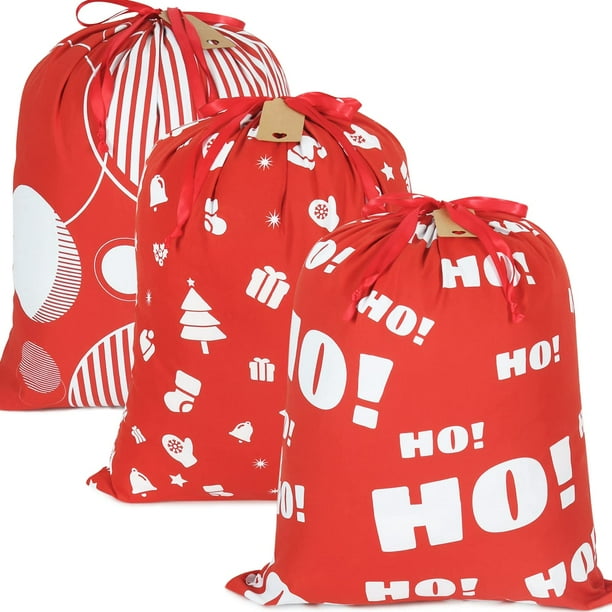 Bolsas de Regalo HRX Paquete de Tela con Cordón 51x41cm 100% Algodón