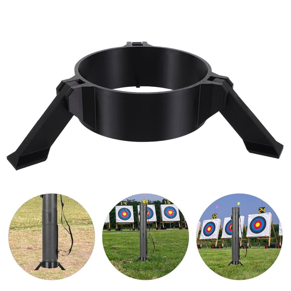 LOLIPPYY Foldable Lightweight Arrow Tube Stand in Black for Precision Stable Bow Storage