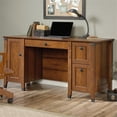 thumbnail image 2 of Scranton & Co Engineered Wood Computer Desk with Storage in Washington Cherry, 2 of 17