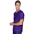 thumbnail image 2 of Landau Essentials Haut de Sarrau à Col en V : 1 Poche, Réversible, Unisexe, Coupe Classique Décontractée Sarraus Médicaux 7502, 2 of 10
