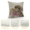 thumbnail image 4 of Nawypu  Easter Bunny Pillow Covers Rabbit Cute Animal Bunny Cushion Case Home Sofa Office Decor Pillowcase for Home Sofa Couch Decoration, 4 of 5