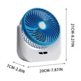thumbnail image 3 of EGNMCR Tools&Home Improvement Fan High Wind Power Portable USB Charging Desktop With Light a fan, 3 of 6