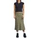 thumbnail image 5 of TRKIYQC Faldas midi ajustadas para mujer Estampado a cuadros Cintura alta Longitud de la rodilla Falda larga elástica TRKIYQC moderno, 5 of 8