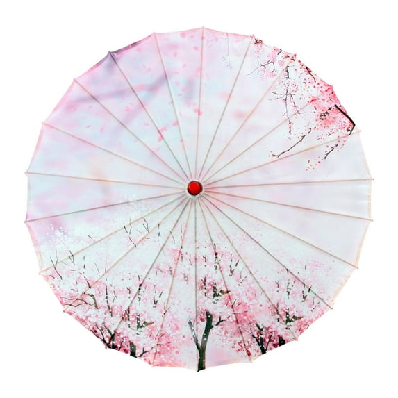 32" Chinese Oiled Paper Umbrella Rainproof for Costumes Photography G