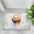 thumbnail image 4 of Watercolor Drip Poodle Pop Art Colorful Portrait Artwork Doormat Poodles Dog Lover Gifts Idea Indoor Outdoor Welcome Mat - 01009, 4 of 5