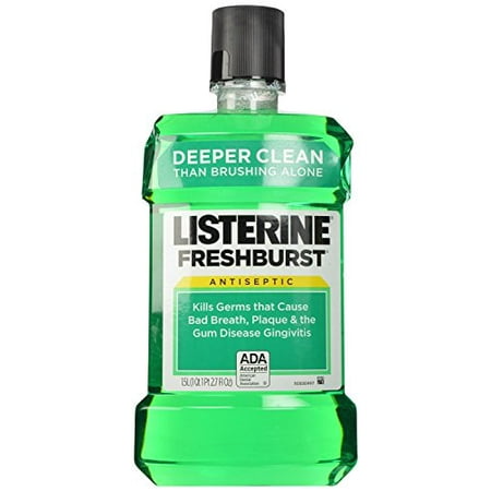 Listerine Bundle, Antiseptic Mouthwash FreshBurst 1.5 Liter and ...