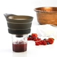 thumbnail image 4 of Folding Wine Filter Wine Pourer Jam Separating Funnel Fruit Preserves Funnel Handy Strawberry Preserves Separator with Removable Funnel Net Kitchen Tool, 4 of 9