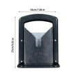 thumbnail image 7 of Portable Bagel Slicer | Guillotine-Style Bread Cutter | Even Slices for Toaster | 23x18x8 cm | Includes 1 Cutting Machine, 7 of 7