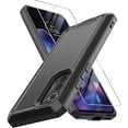 thumbnail image 1 of wonima11 for Motorola Edge 2022 Case, Moto Edge 2022 Heavy Duty Case with Screen Protector, Military Grade Drop Proof Cover, Dual Layer Rugged Protective Shell (Black), 1 of 1