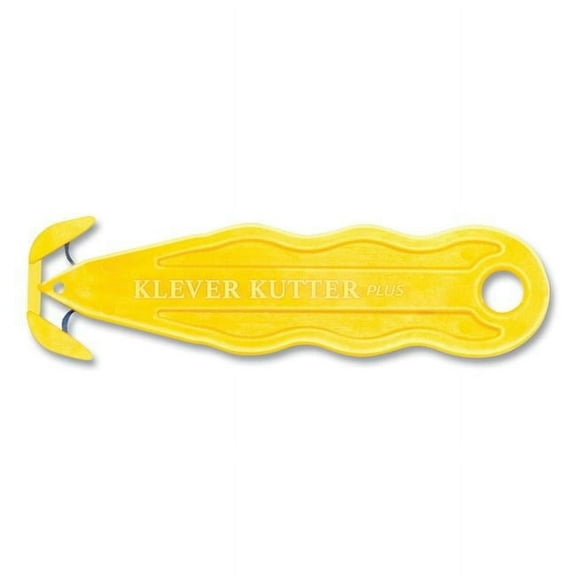 5.75 in. Handle Kurve Blade Plus Safety Cutter, Yellow - 10 per Box
