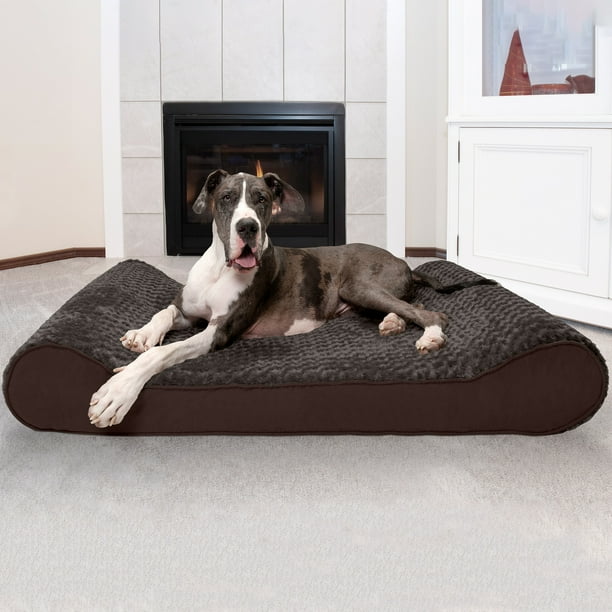 FurHaven Pet Products, Orthopedic Ultra Plush Luxe Lounger Pet Bed for