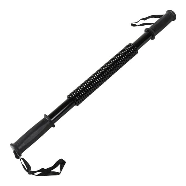Barra Power Twister para ejercicios de pecho, barra para construir pecho, gimnasio en casa, ejercitador de resortes para 20 kg