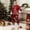 Dad, variant on Christmas Pajamas Family Set - 2 piece Red Christmas Tree Print Long Sleeve Top Pants Set Pjs, Matching Pajamas for Family Holiday Christmas Eve for M Pjs