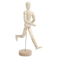 thumbnail image 2 of Maniquí de Madera, Modelo Humanos Fuertes y establece Ajustables de Alta Efectiva Con Soportes para Regalos de Calentamiento de la Casa, 2 of 7