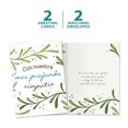 thumbnail image 5 of Tree-Free Greetings Sympathy Greeting Card 2 Pack, 5x7, Simpatia Vines (GT64652), 5 of 6