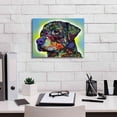 thumbnail image 3 of Epic Graffiti 'The Rottweiler' by Dean Russo, Giclee Canvas Wall Art, 16"x12", 3 of 6
