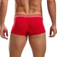 thumbnail image 3 of PEASKJP Mens Trunk Big and Tall Men's Underwear Boxer Briefs Soft Breathable Underwear for Men (Red,L), 3 of 5