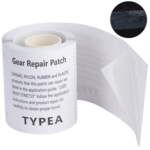 Kit de reparación de parches de TPU para piscinas, cinta de reparación de 3,7 m para colchones inflables, piscinas, castillos inflables, carpas, lonas, toldos, flotadores, camas de aire y juguetes