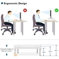 thumbnail image 3 of Soporte para monitor BONTEC, paquete de 2 unidades, para ordenador portátil, color blanco, 3 of 7