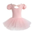 thumbnail image 3 of TEDOYE Toddler Girls Ballet Dance Dress For Performance V-Neck Leotard Tutu Skirt Outfits For Recital And Practice Comfortable Stretchy Soft Fabric Leisure Wear, 7-8 Years, 3 of 3