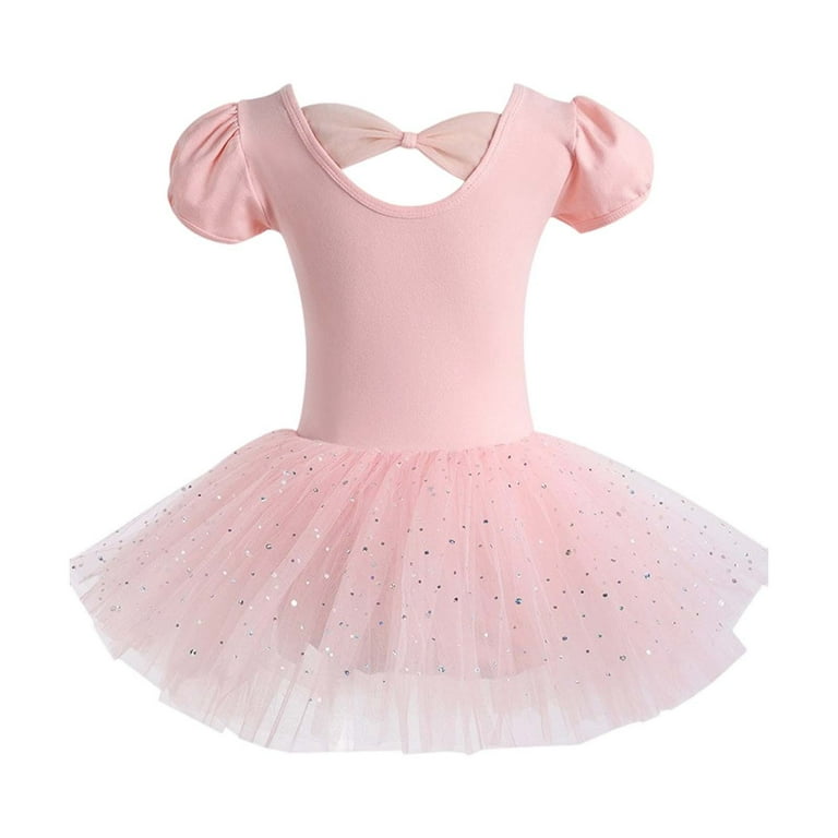 MEZZALL Girls Ballet Dance Dress For Performance Leotard Tutu