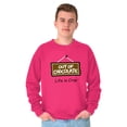 thumbnail image 3 of Out Of Chocolate Funny Ironic Novelty Sweatshirt for Men or Women Brisco Brands S, 3 of 6
