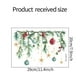 thumbnail image 2 of Pegatinas navideñas para lámpara colgante de estrella para baño | Decoración festiva para pared de baño | Calcomanías navideñas impermeables | Diseño fácil de despegar y pegar | Tamaño: 29 x 20 cm, 2 of 2