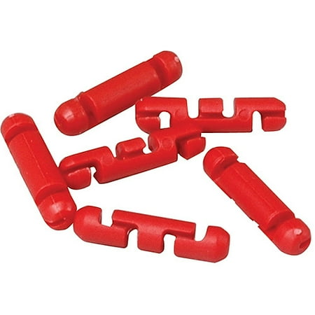 Scotty Stopper Beads for Braided Line, Red, 24 Pack