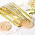thumbnail image 4 of Coofit 50 Pcs Sac Cello Doré Sac à Biscuits Plat Sac de Friandises Cellophane avec Attache Torsadée, 4 of 10