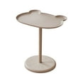 thumbnail image 3 of Xuniizn Night Stand, Side Table with Removable Tray, Cute Bear End Table, End Table Round Side Table Small Accent Table, Waterproof Small Sofa Coffee Side Tables Bedroom Indoor Outdoor, Khaki, 3 of 7