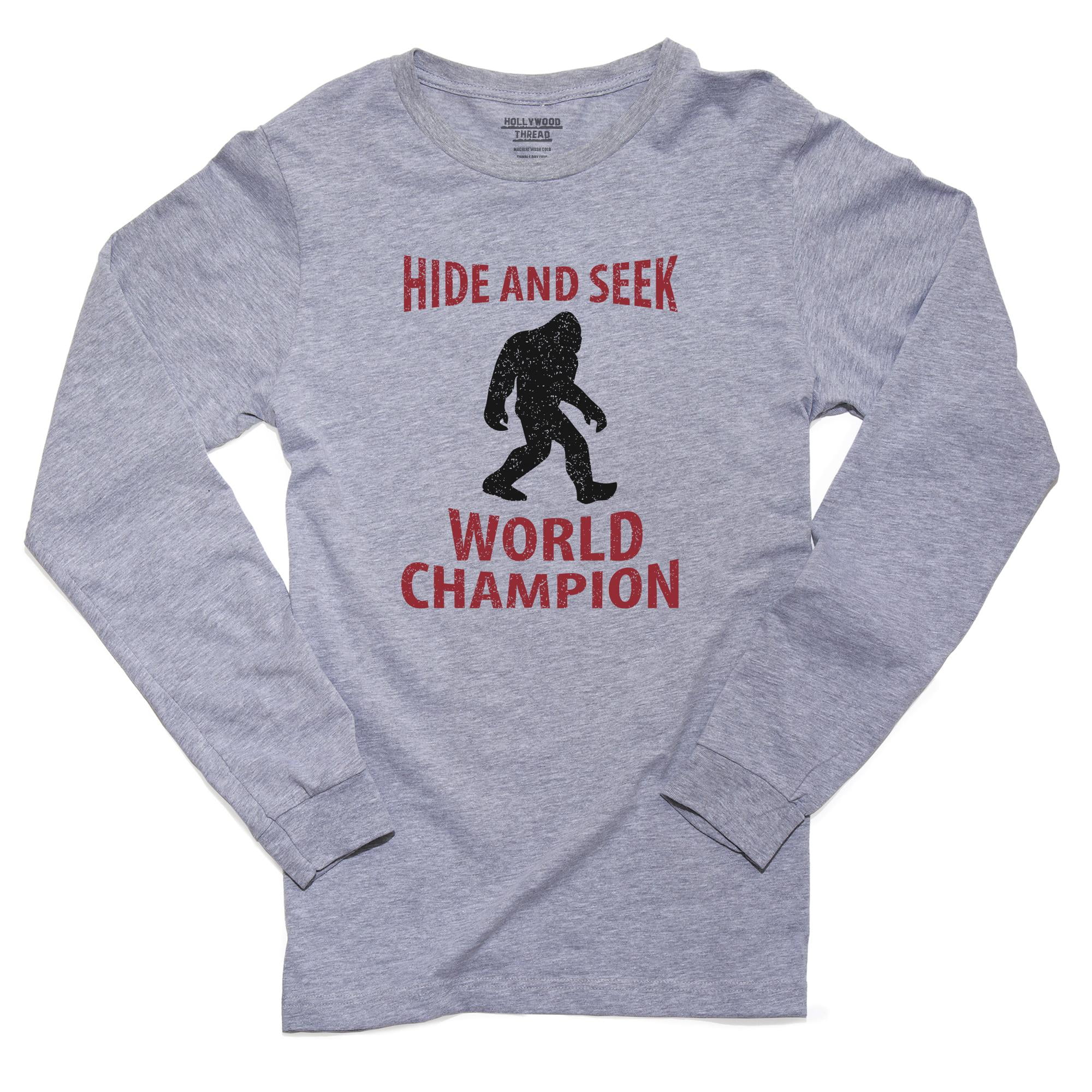 bigfoot hide and seek world champion t shirt