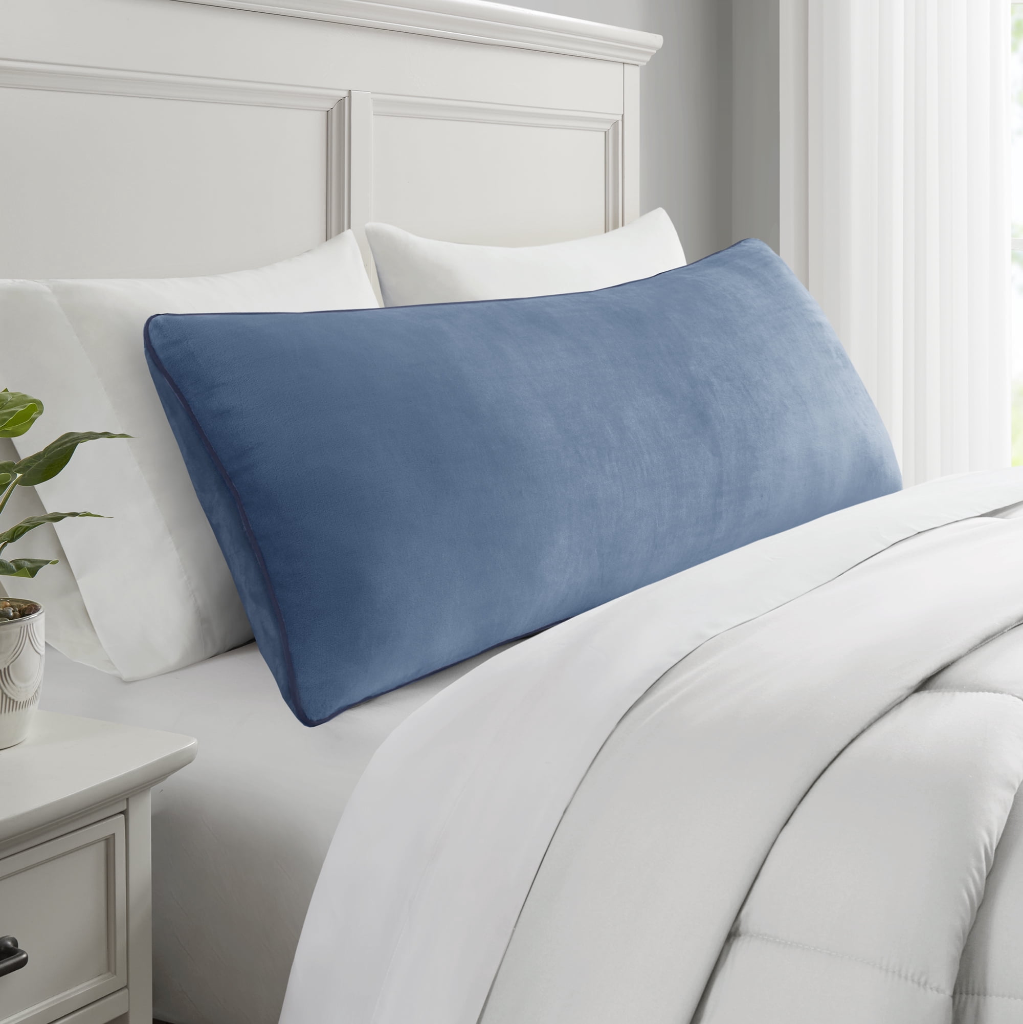 Mainstays Body Pillowcase – Cozy Plush – Light Blue – 20"x52" – 1 Pack