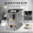 thumbnail image 7 of Fully Automatic Coffee Maker with Built-In Grinder and Milk Frother, Touch Screen 20 Bar High Pressure Espresso Machine with Adjustable Temperature and Strength for Home, Office, 7 of 7