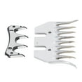 thumbnail image 1 of Sheep Shear Replacement Blade, Efficient Electric Wool Clipper Blade Curved 9 Tooth Non Hurt 1cm Teeth Spacing High Carbon Steel  For Thick Fur Animals, 1 of 8