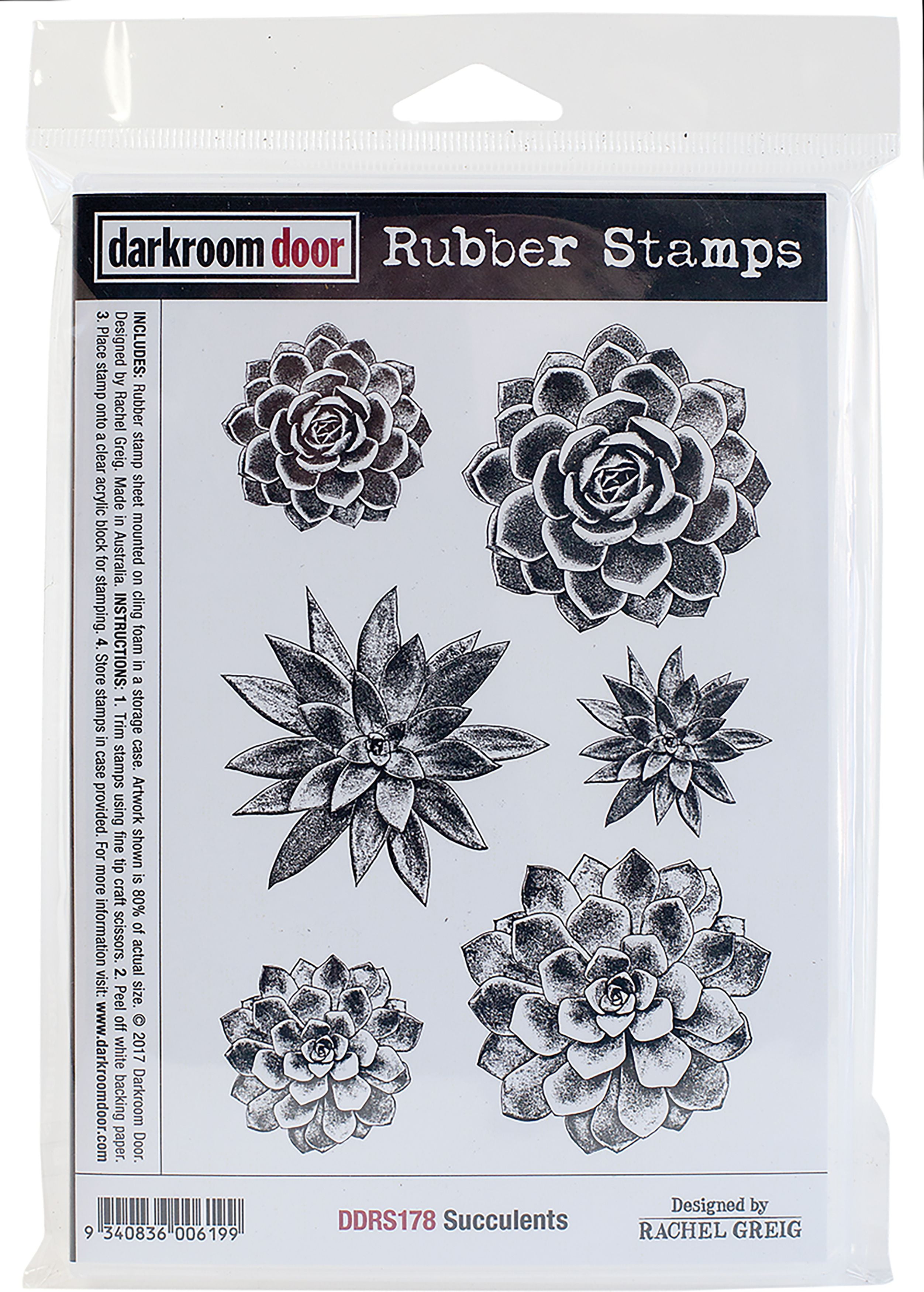 DDBS061 Darkroom Door Background Cling Stamp 4/"X6/"-Elegant Script