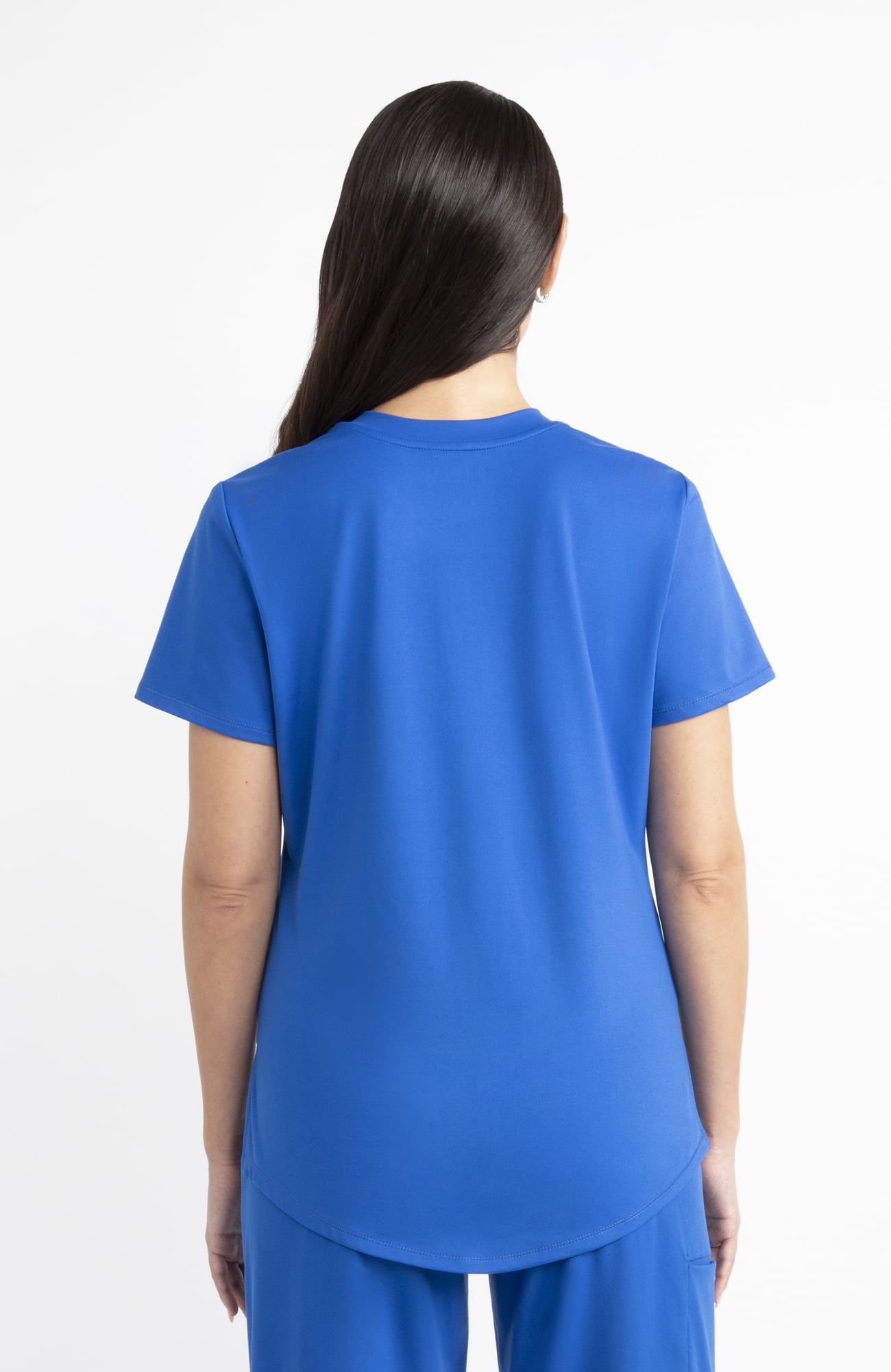 Gildan Women’s Crew Neck Scrub Top, 2-Way Stretch, Sizes XS-2XL