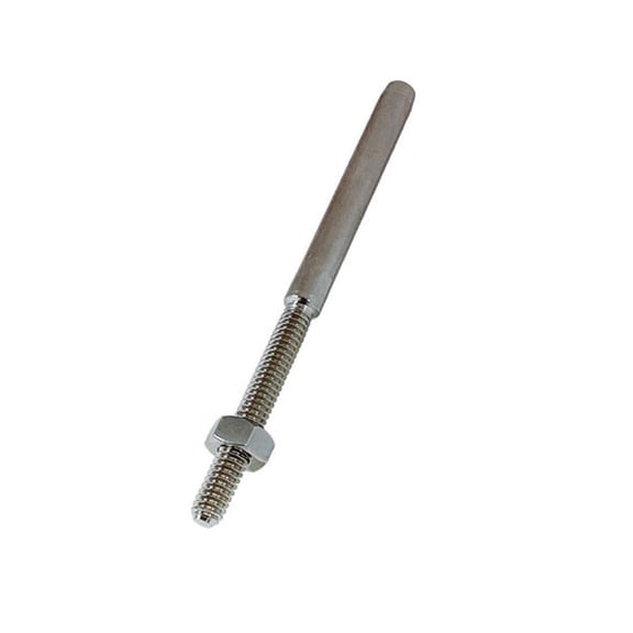 Marine 1/8" Cable Rail Hand Swage Stud Swage Terminal Stainless Steel T316